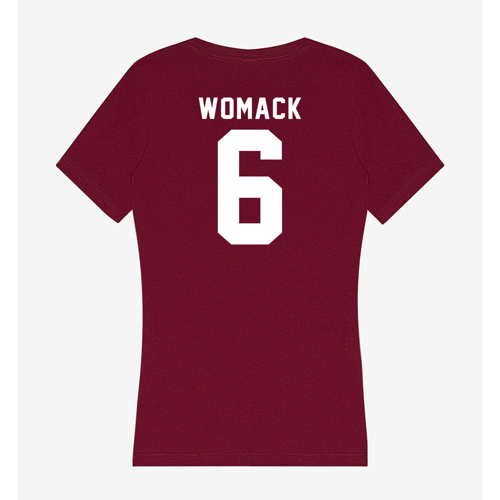 Mississippi State - NCAA Football : Bralan Womack - Classic Shersey Women's V-Neck T-Shirt-1