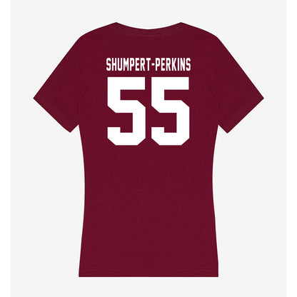 Mississippi State - NCAA Football : Jakheem Shumpert-Perkins - Classic Shersey Women's V-Neck T-Shirt-1