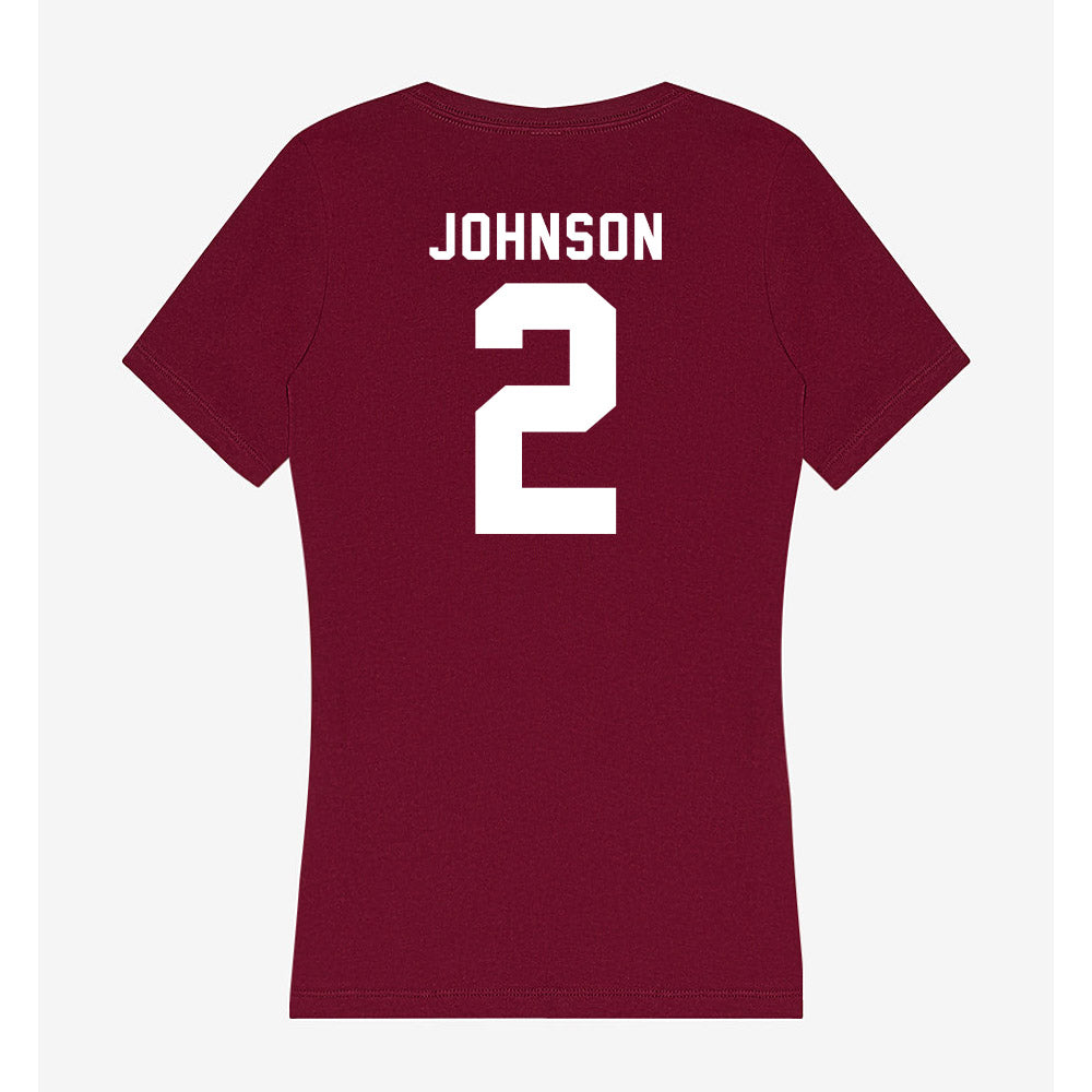 Mississippi State - NCAA Football : Marquis Johnson - Classic Shersey Women's V-Neck T-Shirt-1