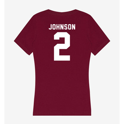 Mississippi State - NCAA Football : Marquis Johnson - Classic Shersey Women's V-Neck T-Shirt-1