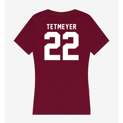 Mississippi State - NCAA Women's Soccer : Liesel Tetmeyer - Classic Shersey Women's V-Neck T-Shirt-1