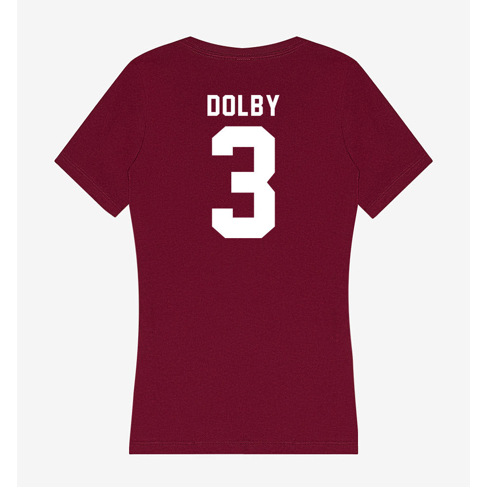 Mississippi State - NCAA Football : Kendel Dolby - Classic Shersey Women's V-Neck T-Shirt-1