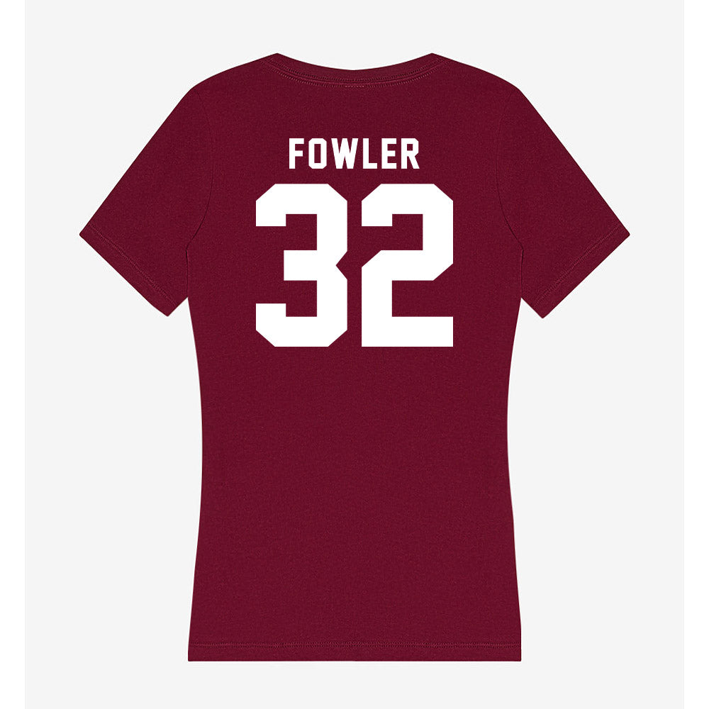 Mississippi State - NCAA Baseball : Peyton Fowler - Classic Shersey Women's V-Neck T-Shirt-1