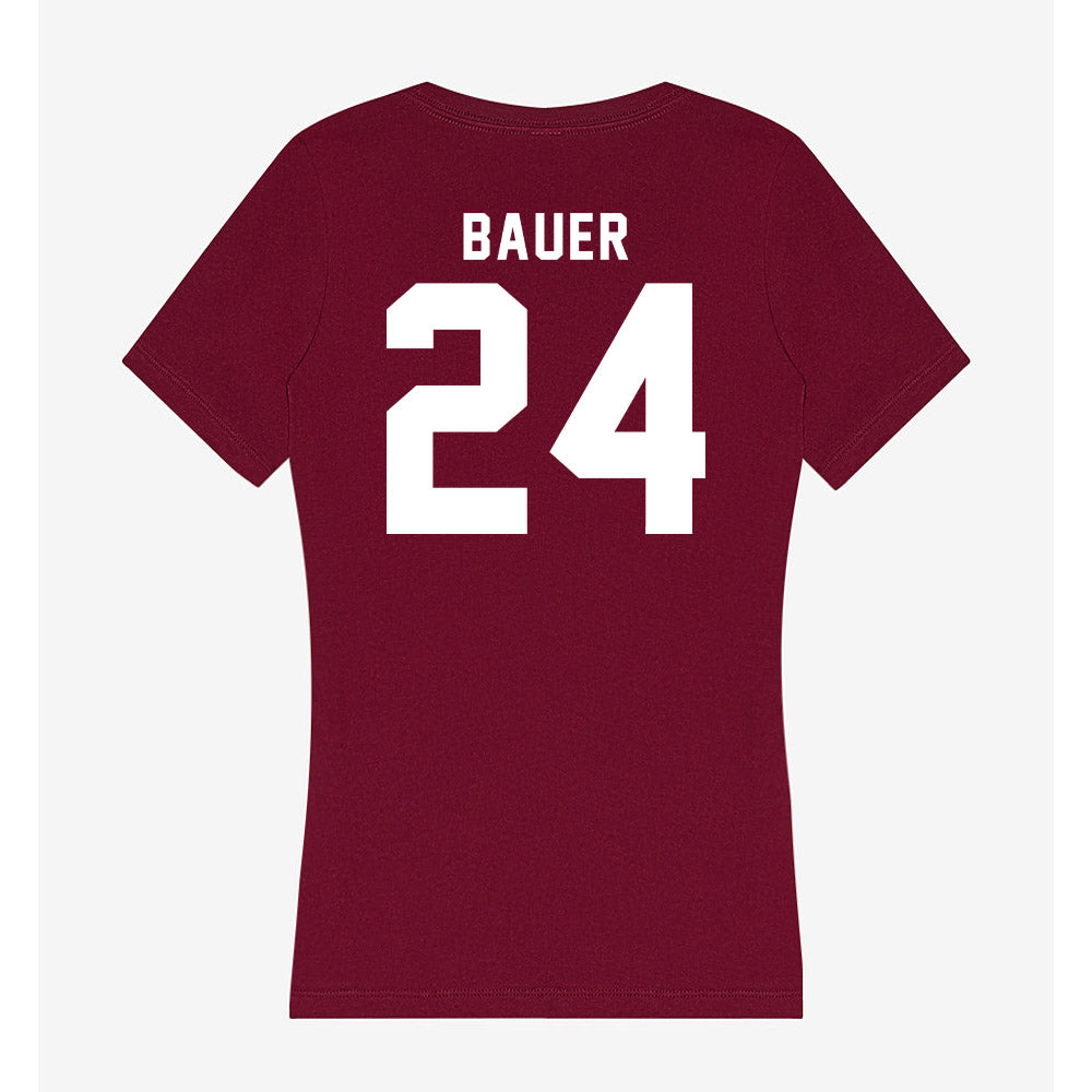 Mississippi State - NCAA Baseball : Jack Bauer - Classic Shersey Women's V-Neck T-Shirt-1