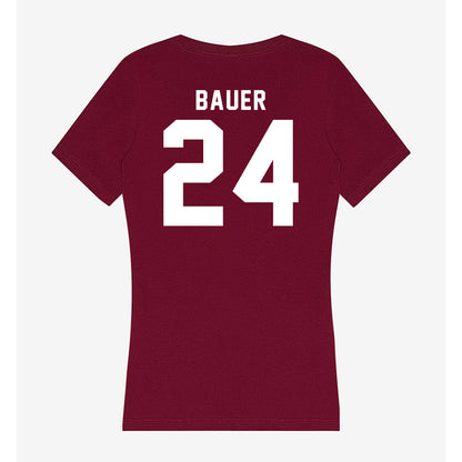 Mississippi State - NCAA Baseball : Jack Bauer - Classic Shersey Women's V-Neck T-Shirt-1