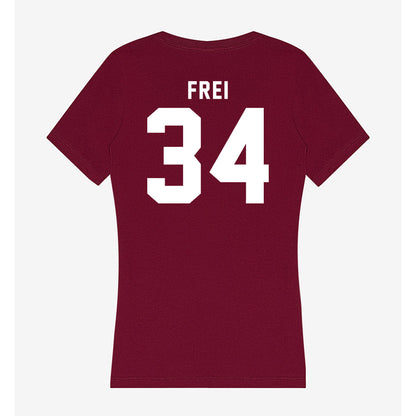 Mississippi State - NCAA Baseball : Gehrig Frei - Classic Shersey Women's V-Neck T-Shirt-1