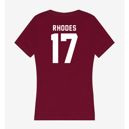 Mississippi State - NCAA Baseball : Parker Rhodes - Classic Shersey Women's V-Neck T-Shirt-1