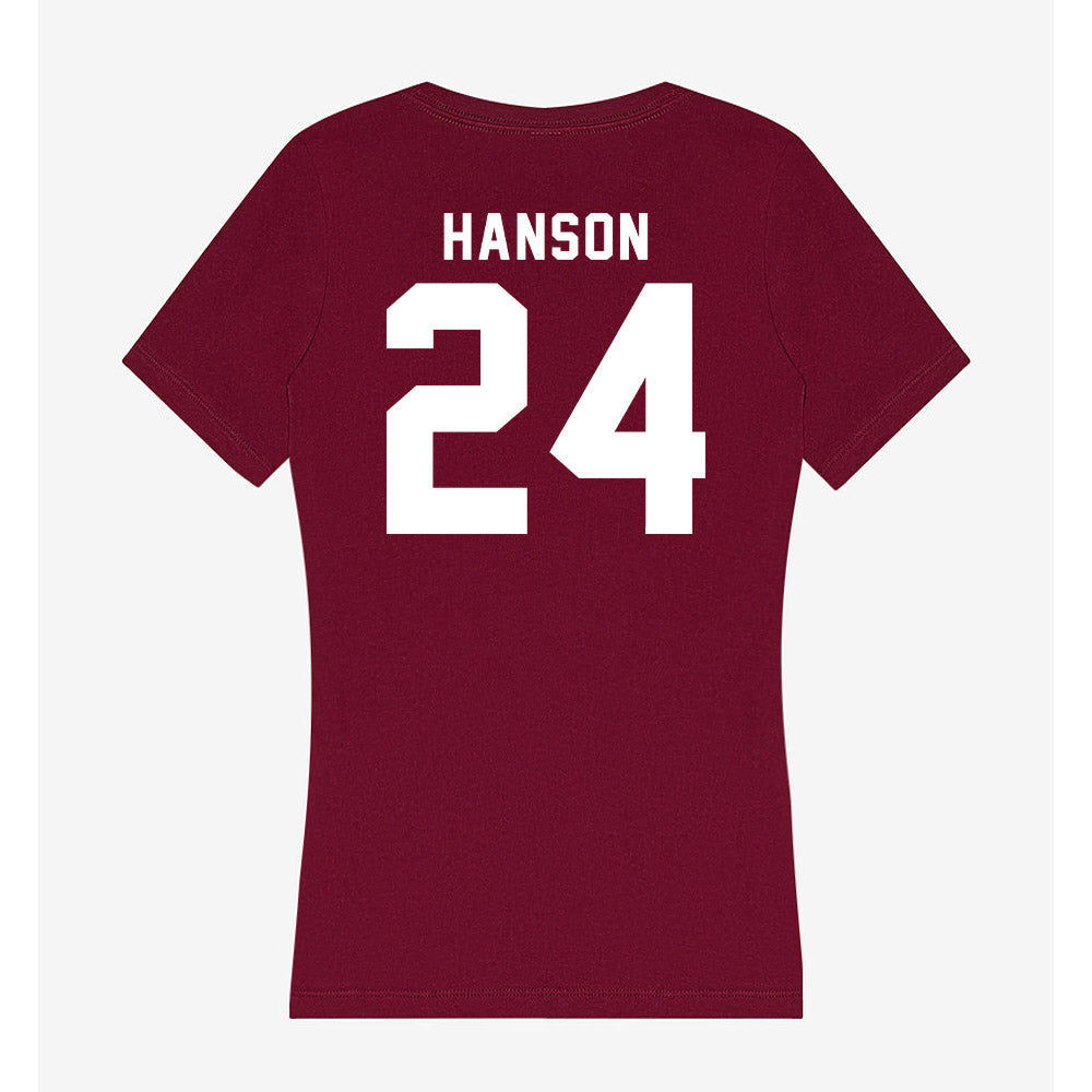 Mississippi State - NCAA Women's Volleyball : Cayley Hanson - Classic Shersey Women's V-Neck T-Shirt-1