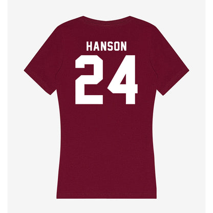Mississippi State - NCAA Women's Volleyball : Cayley Hanson - Classic Shersey Women's V-Neck T-Shirt-1