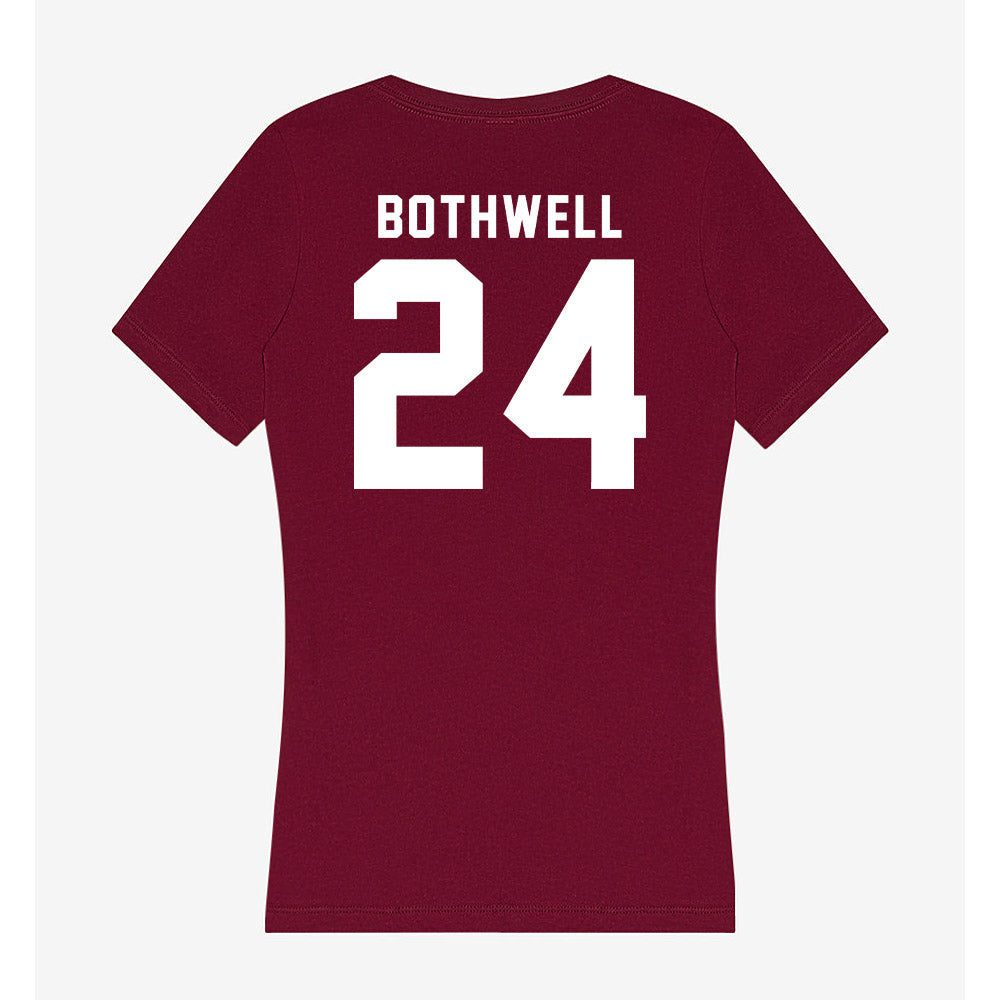 Mississippi State - NCAA Football : Fluff Bothwell - Classic Shersey Women's V-Neck T-Shirt-1