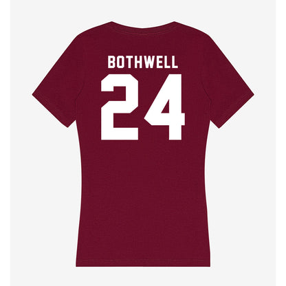 Mississippi State - NCAA Football : Fluff Bothwell - Classic Shersey Women's V-Neck T-Shirt-1