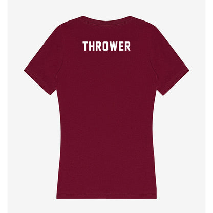 Mississippi State - NCAA Men's Track & Field : Jayden Thrower - Classic Shersey Women's V-Neck T-Shirt-1