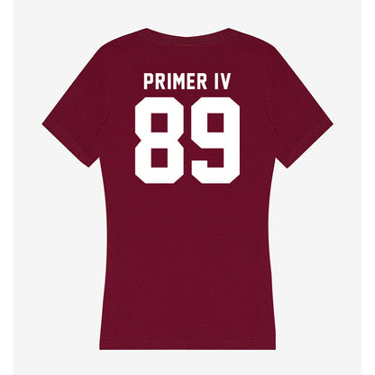 Mississippi State - NCAA Football : Jessie Primer IV - Classic Shersey Women's V-Neck T-Shirt-1