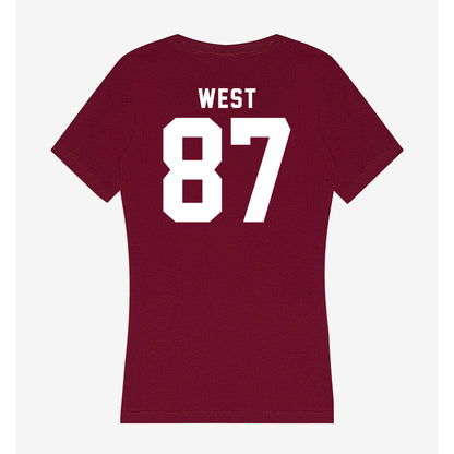 Mississippi State - NCAA Football : Sam West - Classic Shersey Women's V-Neck T-Shirt-1