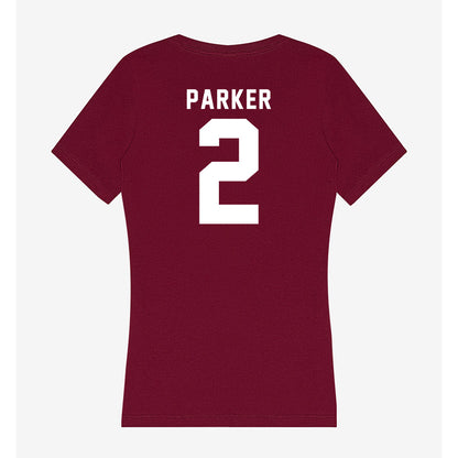Mississippi State - NCAA Baseball : Jacob Parker - Classic Shersey Women's V-Neck T-Shirt-1