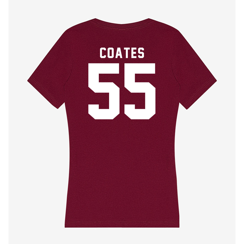 Mississippi State - NCAA Football : Colin Coates - Classic Shersey Women's V-Neck T-Shirt-1