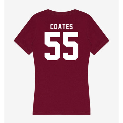 Mississippi State - NCAA Football : Colin Coates - Classic Shersey Women's V-Neck T-Shirt-1