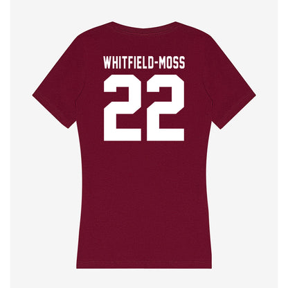 Mississippi State - NCAA Women's Volleyball : Gha’Naye Whitfield-Moss - Classic Shersey Women's V-Neck T-Shirt-1