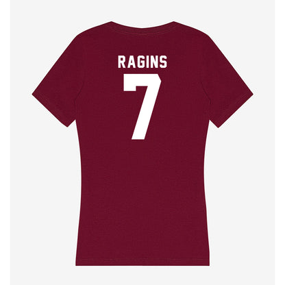 Mississippi State - NCAA Football : Zion Ragins - Classic Shersey Women's V-Neck T-Shirt-1