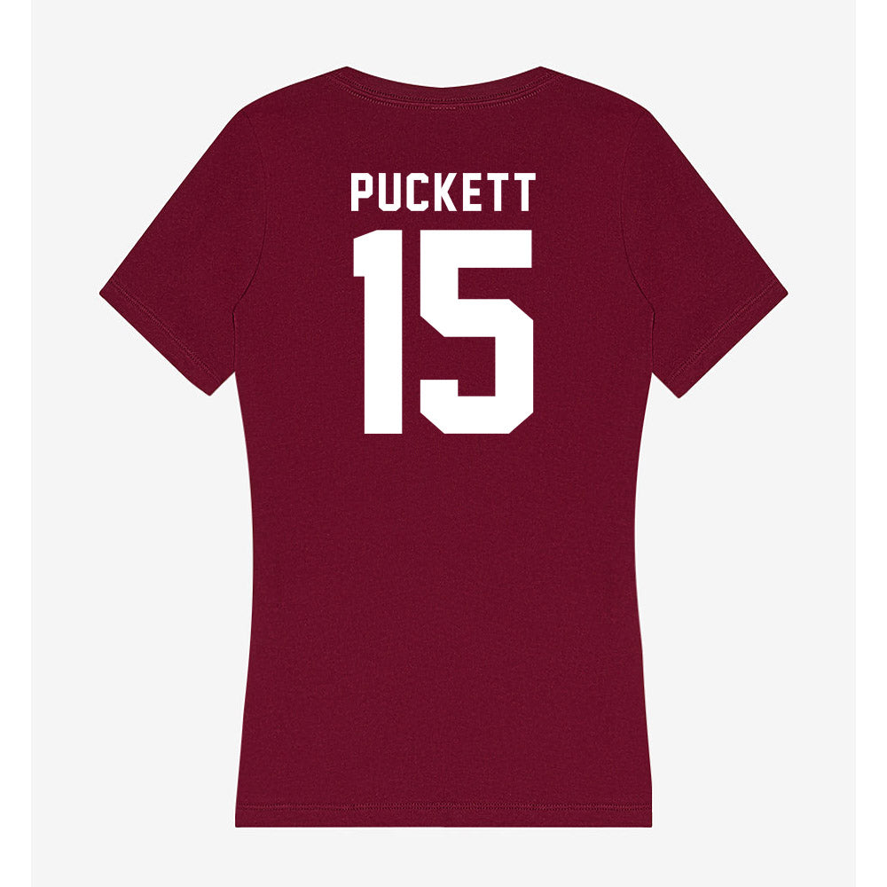 Mississippi State - NCAA Football : Parker Puckett - Classic Shersey Women's V-Neck T-Shirt-1