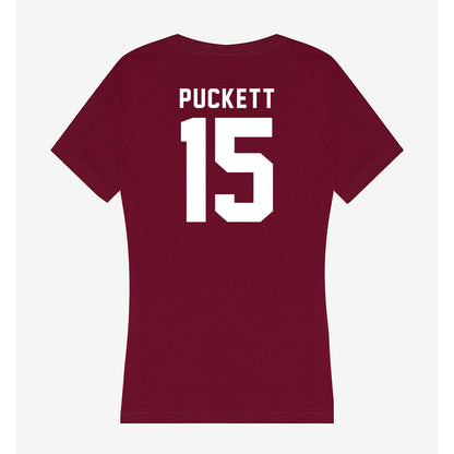 Mississippi State - NCAA Football : Parker Puckett - Classic Shersey Women's V-Neck T-Shirt-1