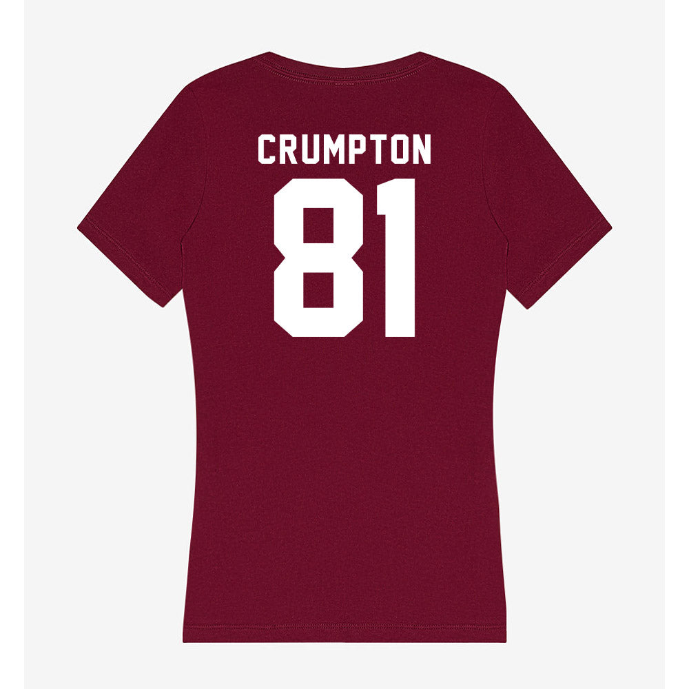 Mississippi State - NCAA Football : Zion Crumpton - Classic Shersey Women's V-Neck T-Shirt-1