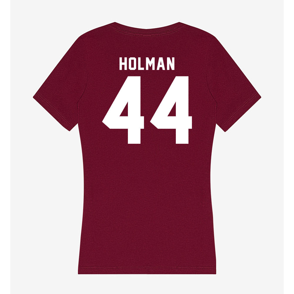 Mississippi State - NCAA Football : Gavin Holman - Classic Shersey Women's V-Neck T-Shirt-1
