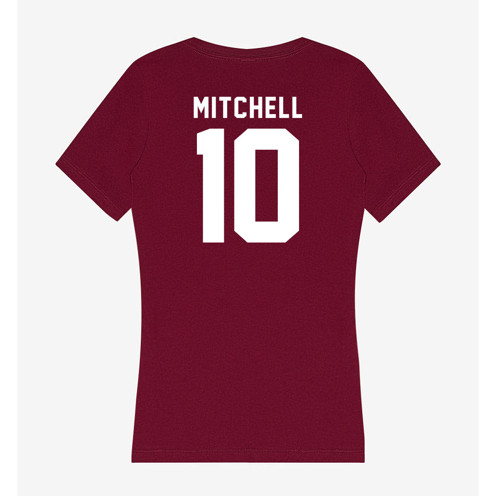 Mississippi State - NCAA Football : Bull Mitchell - Classic Shersey Women's V-Neck T-Shirt-1