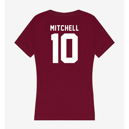 Mississippi State - NCAA Football : Bull Mitchell - Classic Shersey Women's V-Neck T-Shirt-1