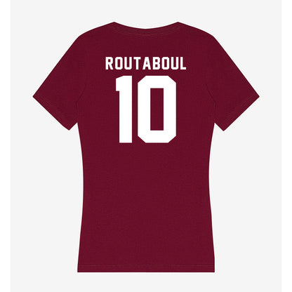Mississippi State - NCAA Women's Volleyball : Paloma Routaboul - Classic Shersey Women's V-Neck T-Shirt-1