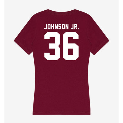 Mississippi State - NCAA Football : Terrell Johnson Jr. - Classic Shersey Women's V-Neck T-Shirt-1