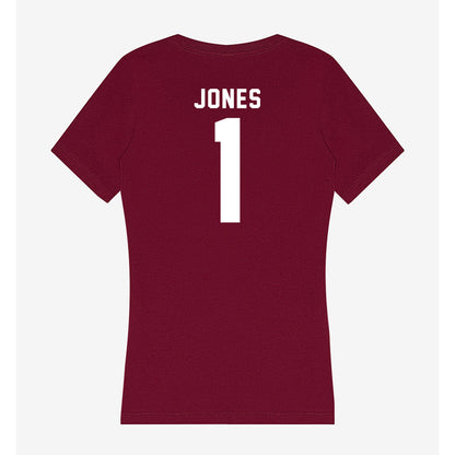 Mississippi State - NCAA Football : Kelley Jones - Classic Shersey Women's V-Neck T-Shirt-1