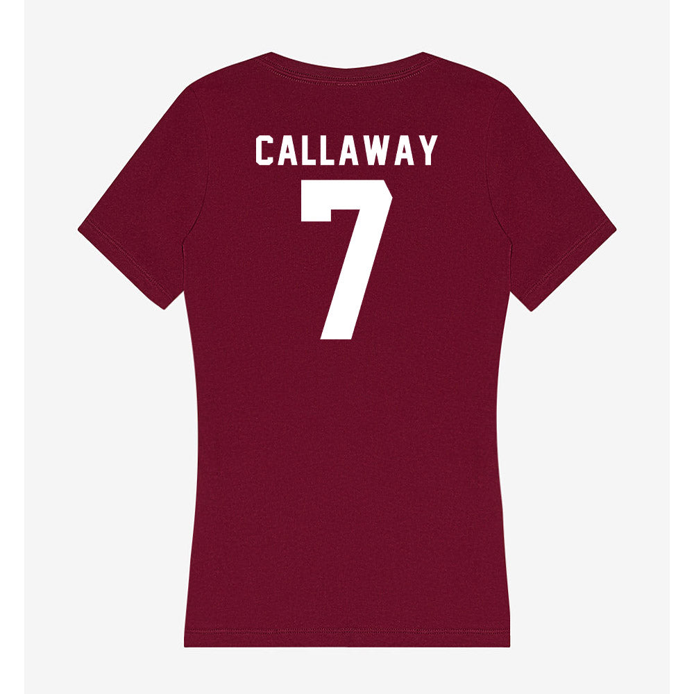 Mississippi State - NCAA Women's Soccer : Savannah Callaway - Classic Shersey Women's V-Neck T-Shirt-1