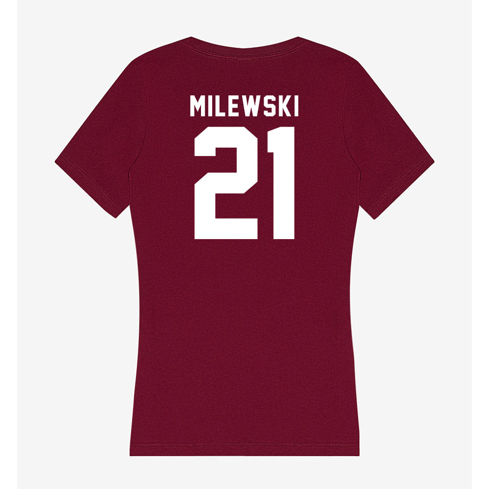 Mississippi State - NCAA Baseball : Kevin Milewski - Classic Shersey Women's V-Neck T-Shirt-1