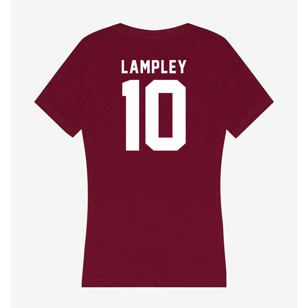 Mississippi State - NCAA Women's Basketball : Jaylah Lampley - Classic Shersey Women's V-Neck T-Shirt-1