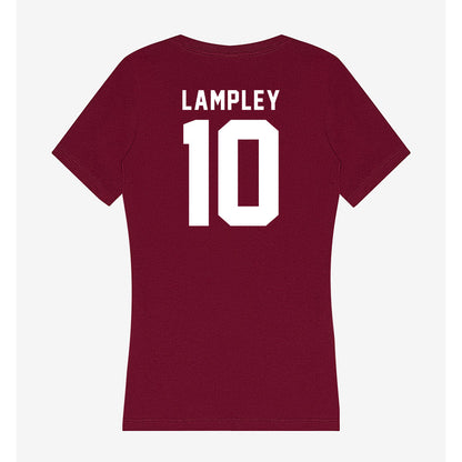 Mississippi State - NCAA Women's Basketball : Jaylah Lampley - Classic Shersey Women's V-Neck T-Shirt-1