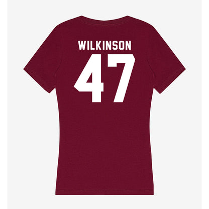 Mississippi State - NCAA Football : William Wilkinson - Classic Shersey Women's V-Neck T-Shirt-1
