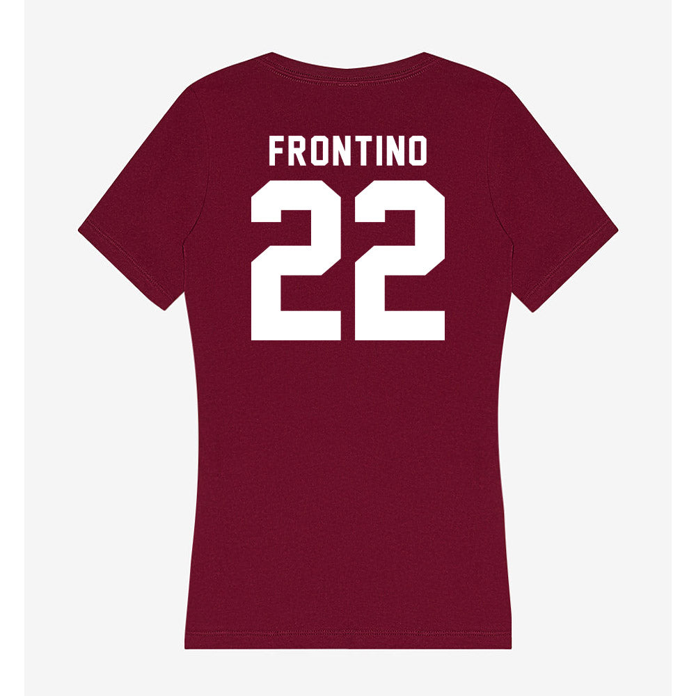 Mississippi State - NCAA Baseball : Nicholas Frontino - Classic Shersey Women's V-Neck T-Shirt-1