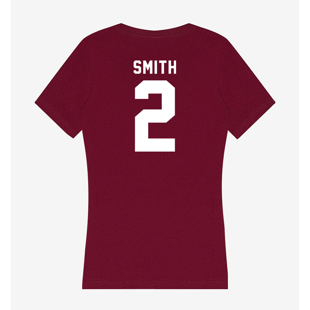 Mississippi State - NCAA Football : Isaac Smith - Classic Shersey Women's V-Neck T-Shirt-1