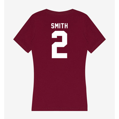 Mississippi State - NCAA Football : Isaac Smith - Classic Shersey Women's V-Neck T-Shirt-1