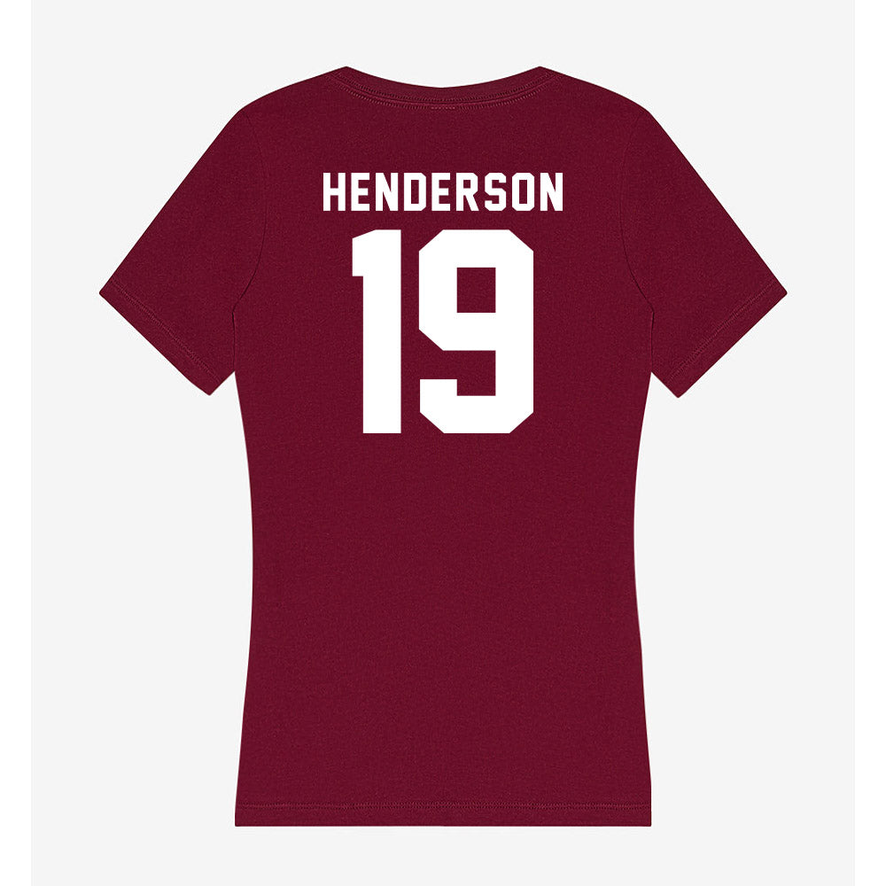 Mississippi State - NCAA Football : Keymian Henderson - Classic Shersey Women's V-Neck T-Shirt-1