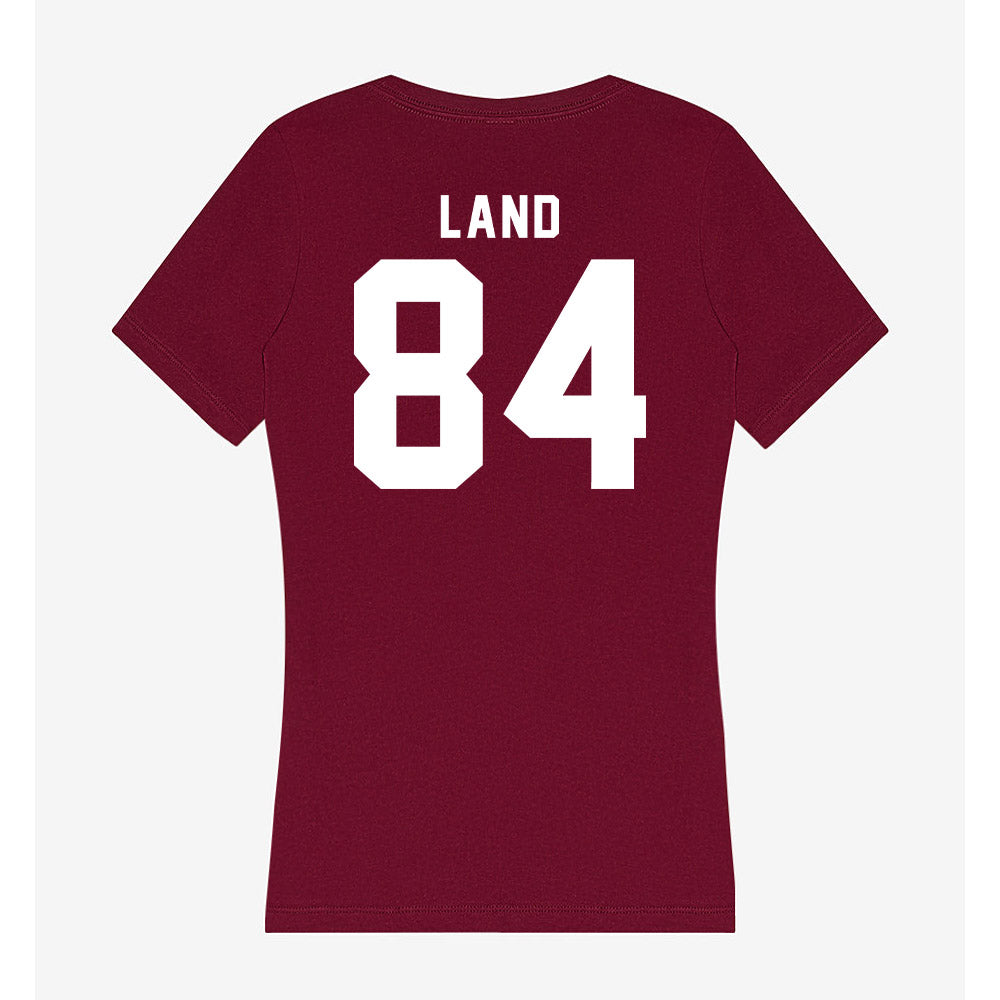 Mississippi State - NCAA Football : Adam Land - Classic Shersey Women's V-Neck T-Shirt-1