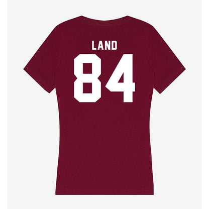 Mississippi State - NCAA Football : Adam Land - Classic Shersey Women's V-Neck T-Shirt-1