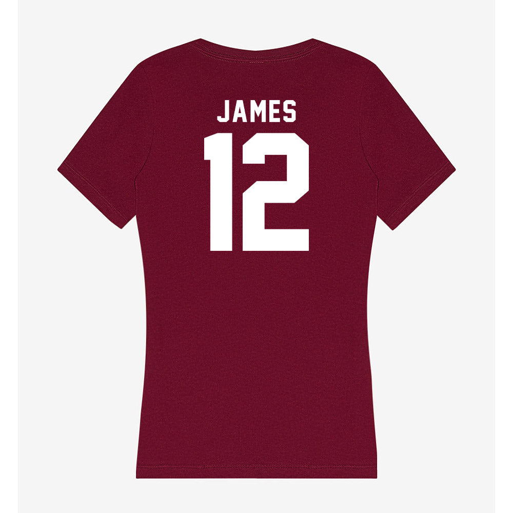 Mississippi State - NCAA Baseball : Chone James - Classic Shersey Women's V-Neck T-Shirt-1