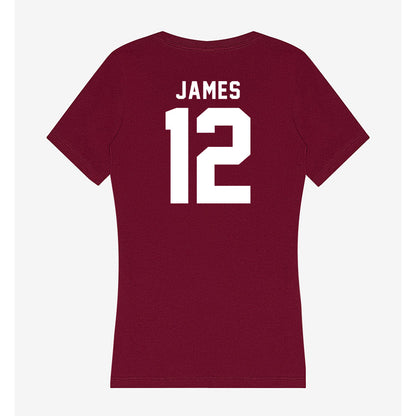 Mississippi State - NCAA Baseball : Chone James - Classic Shersey Women's V-Neck T-Shirt-1