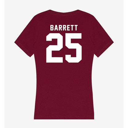 Mississippi State - NCAA Football : Kolby Barrett - Classic Shersey Women's V-Neck T-Shirt-1