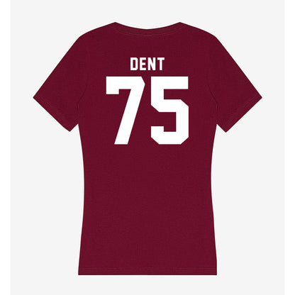 Mississippi State - NCAA Football : Isaiah Dent - Classic Shersey Women's V-Neck T-Shirt-1