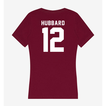 Mississippi State - NCAA Men's Basketball : Josh Hubbard - Classic Shersey Women's V-Neck T-Shirt-1
