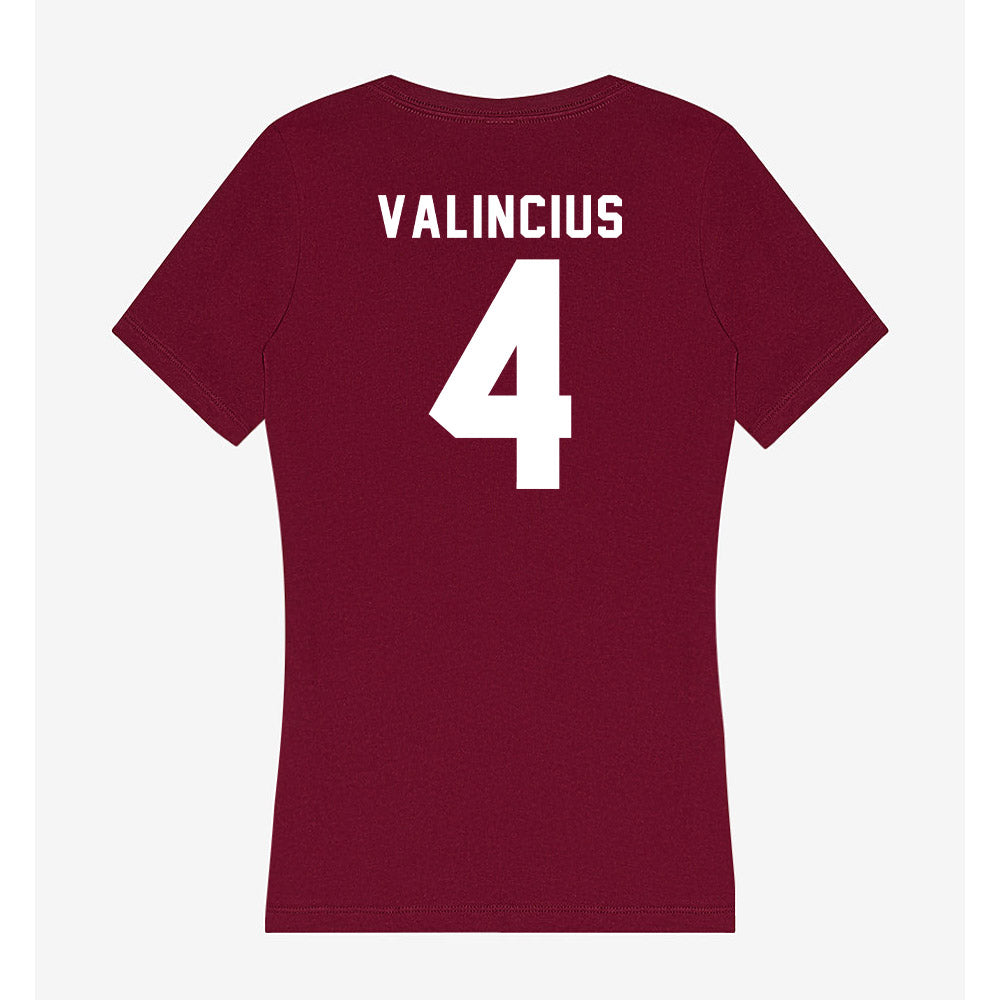 Mississippi State - NCAA Baseball : Tomas Valincius - Classic Shersey Women's V-Neck T-Shirt-1