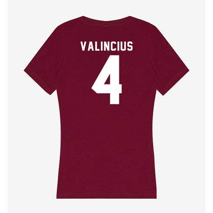 Mississippi State - NCAA Baseball : Tomas Valincius - Classic Shersey Women's V-Neck T-Shirt-1